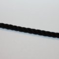 virvmd0002-03 apie 3 mm, juoda spalva, medvilnė, virvė, 1 m.