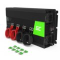 Automobilinis įtampos keitiklis - inverteris Green Cell INV15 (12V - 230V, 3000W/6000W)