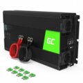 Automobilinis įtampos keitiklis - inverteris Green Cell INV19 (24V - 230V, 1500W)