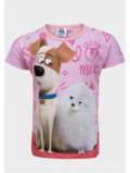 Marškinėliai su rožine apykakle The Secret Life of Pets 0971D181