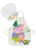 Peppa Pig Shake virtuvės šefo prijuostė ir kepurė 2725D245