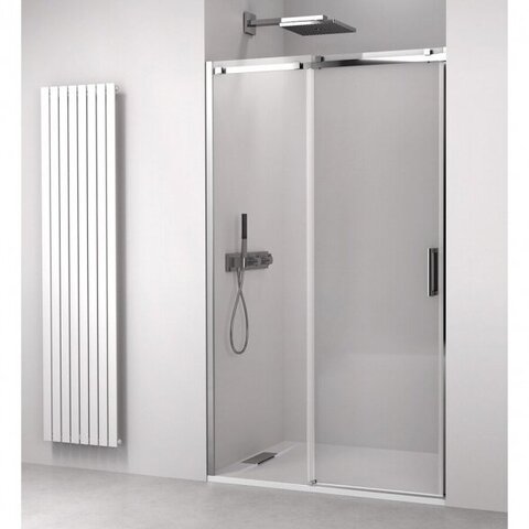Dušo durys į nišą Polysan THRON LINE SQUARE 110cm, skaidrus stiklas