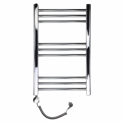 Elektrinis rankšluosčių džiovintuvas Wobbee Basic Marlow 50x80cm, kairinis su laidu chromo spalvos