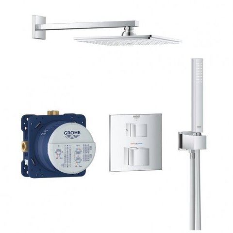 Potinkinis termostatinis komplektas Grohtherm Cube/Rainshower Allure 230, chromas