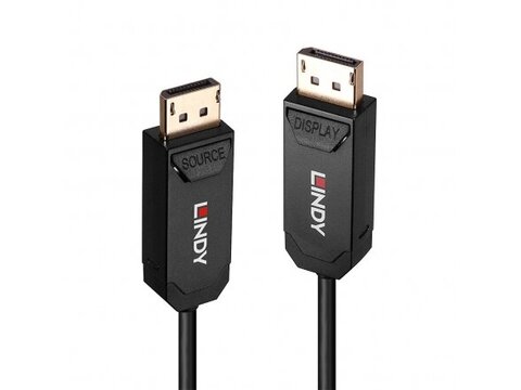 50m Fibre Optic Hybrid DisplayPort 2.0 UHBR10 Cable
