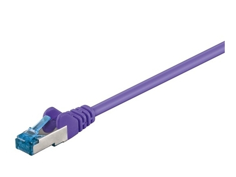 Komutacinis kabelis 7,5m S/FTP Cat6a Pimf, violetinis LSZH C