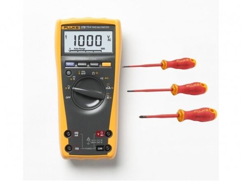 Multimetras FLUKE 179 + 3 atsuktuvai