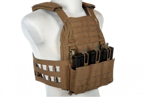 Laser-Cut plate carrier Stegadon - Coyote Brown