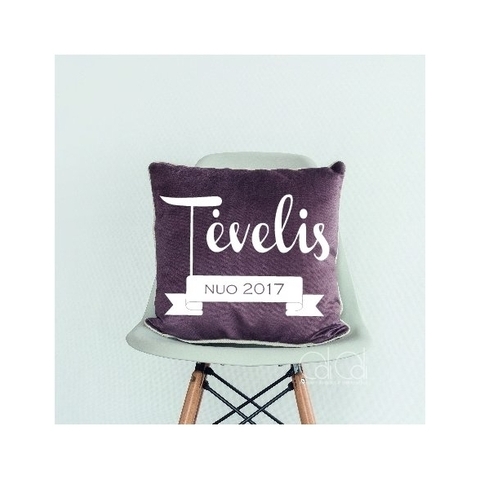 Dekoratyvinė pagalvėlė "Tėvelis nuo..."