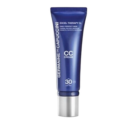 Excel Therapy O2 CC Cream SPF30 Bronze Maskuojamasis odos kremas su deguonimi, 50ml