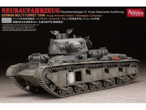 Amusing Hobby - Panzerkampfwagen VI Neubaufahrzeug Krupp Version, 1/35, 35A003