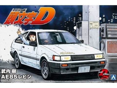 Aoshima - Initial D AE85 Levin Takeuchi Ver., 1/24, 05963