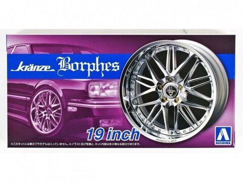 Aoshima - Ratų komplektas Kranze Borphes 19", 1/24, 05528
