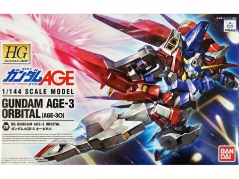 Bandai - HG Gundam Age-3 Orbital (AGE-3O), 1/144, 62830