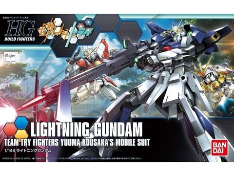 Bandai - HGBF Try Lightning Gundam Team Try Fighters Yuuma Kousaka