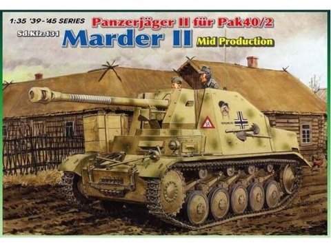 Dragon - Sd.Kfz.131 Panzerjäger II für PaK 40/2 "Marder II" Mid Production, 1/35, 6423