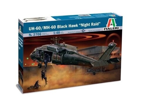 Italeri - UH-60/MH-60 Black Hawk "Night Raid", 1/48, 2706