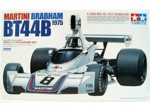 Tamiya - Martini Brabham BT44B FIA Formula 1 World Championship 1975, 1/12, 12042