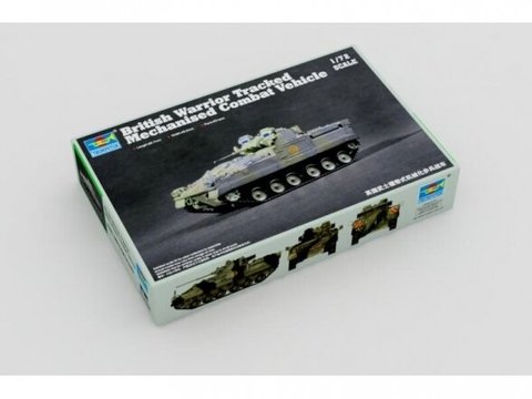 Trumpeter - British Warrior Tracked Mechanised Combat Vehicle, 1/72, 07101