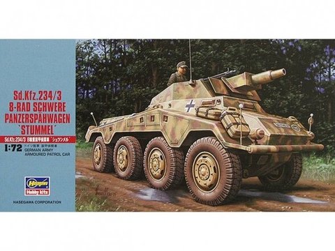 Hasegawa - Sd.Kfz. 234/3 8-Rad Schwere Panzerspähwagen