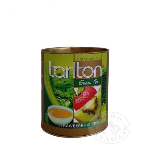 Braškių ir kivių skonio žalioji arbata, TARLTON, 100g