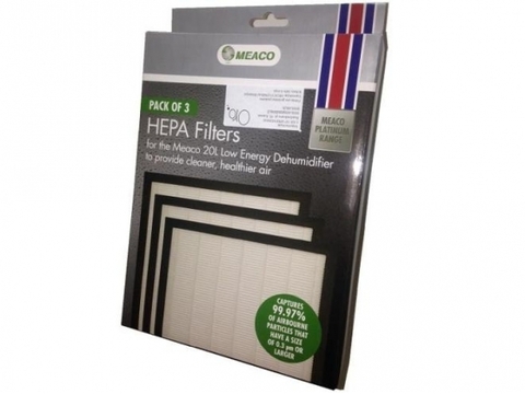HEPA filtrų rinkinys Meaco oro sausintuvui 20L Platinum