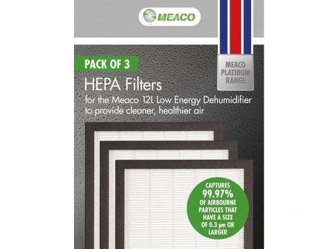 HEPA filtrų rinkinys oro sausintuvui 12L Platinum Meaco