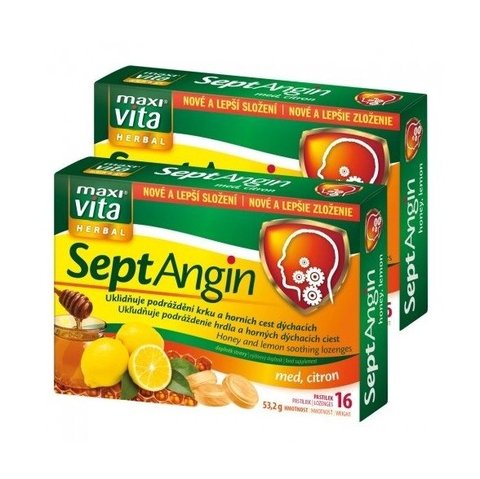 Maisto papildas LEDINUKAI SEPTANGIN SU MEDUMI IR CITRINA (16 VNT.)