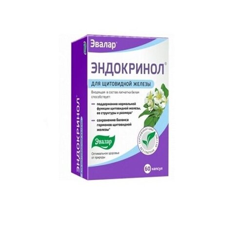MAISTO PAPILDAS ENDOKRINOL PO 275 MG. "EVALAR" 60kaps