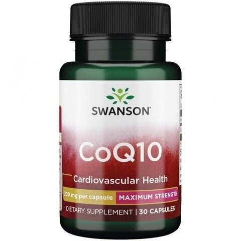 Maisto papildas SWANSON KOFERMENTAS Q10 200 mg 30 kaps.