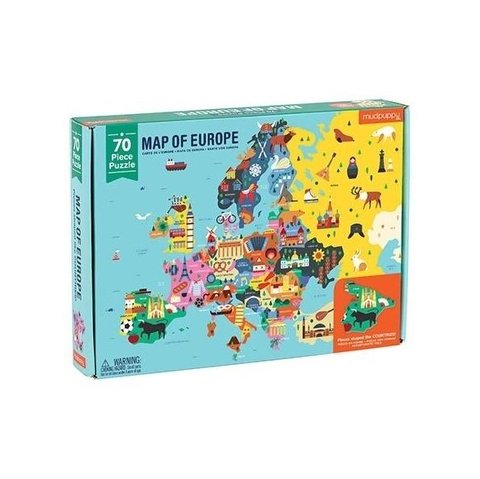 Geografinė dėlionė "Europa", 70dalių