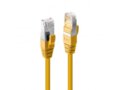 Komutacinis kabelis 7.5m S/FTP Cat6A Pimf, LSZH, geltonas
