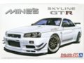 Aoshima - Nissan Mine's BNR34 Skyline GT-R '02, 1/24, 05986