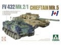 Takom - FV432 Mk.2/1 Chieftain Mk. 5 1+1, 1/72, 5008