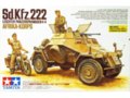 Tamiya - Sd.Kfz. 222 Leichter Panzerspähwagen 4x4 Afrika-Korps, 1/35, 35286
